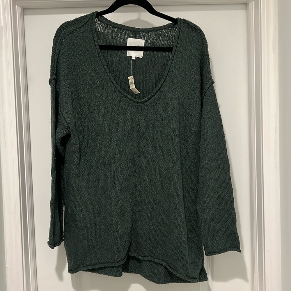Aerie dark green oversized sweater, size medium